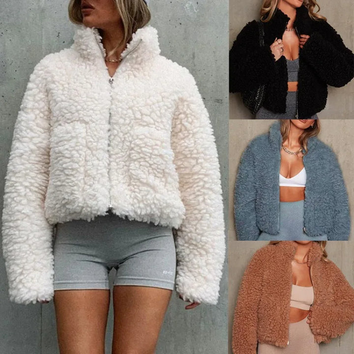 Aria Zip-Up Sherpa Jacket