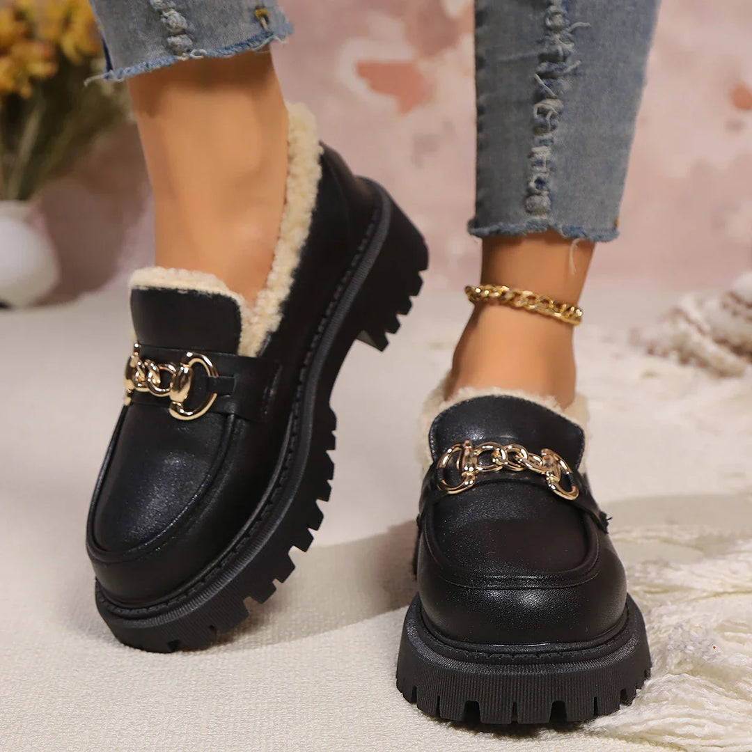 Como Sherpa Platform Loafers
