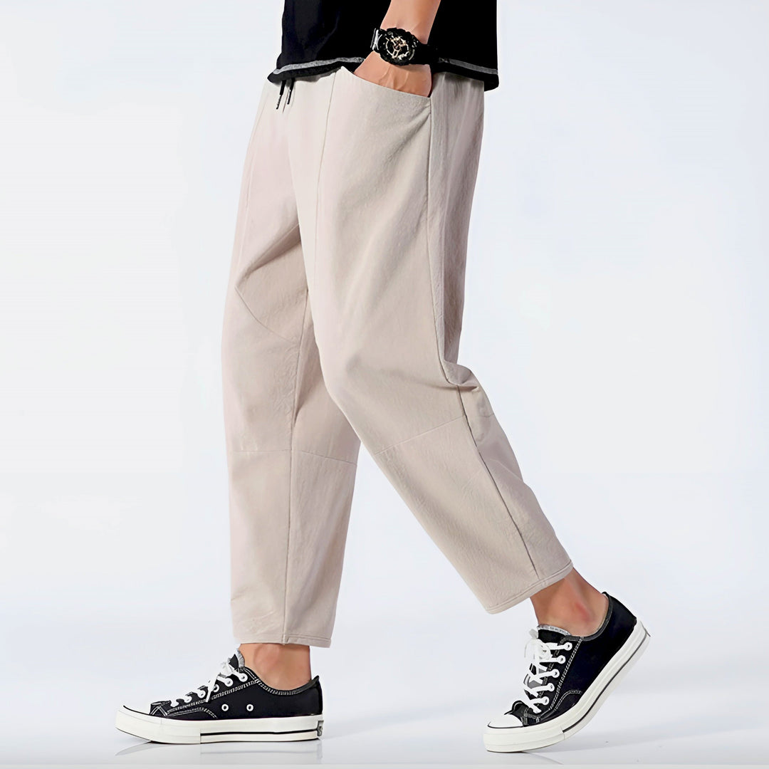 Milano Cropped Cotton Pants