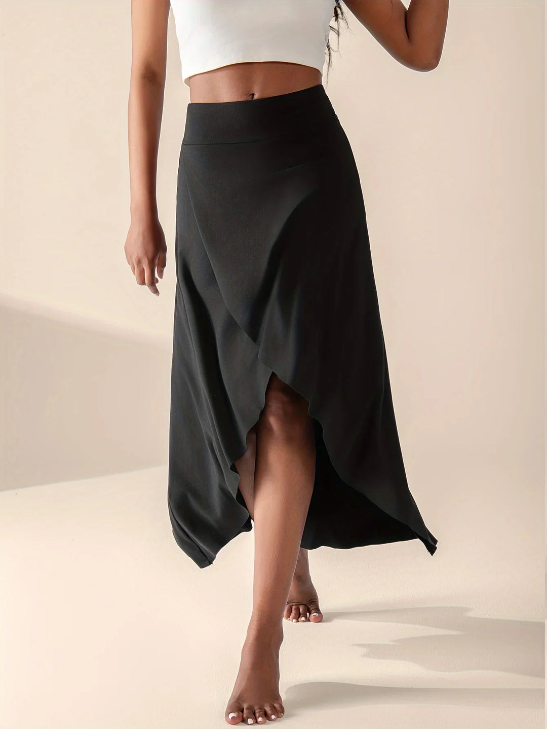 Valencia Flared Wrap Skirt
