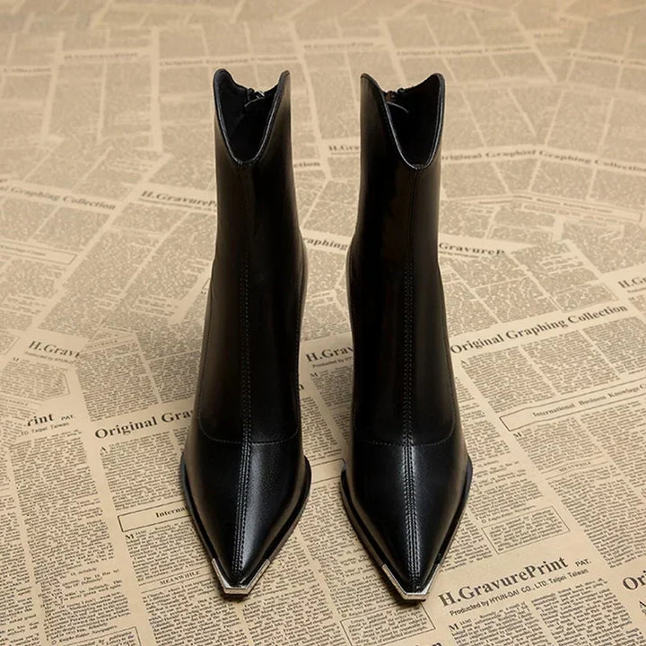 Verona Chrome Tip Chelsea Boots