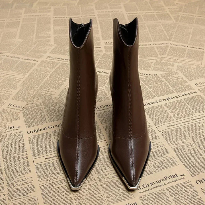 Verona Chrome Tip Chelsea Boots