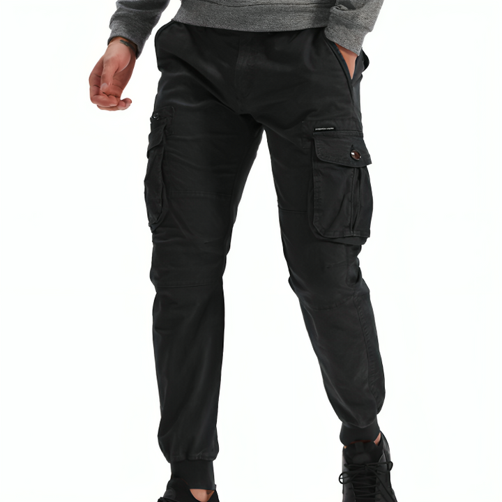 Mens Cotton Cargo Trousers - Benson & Clark