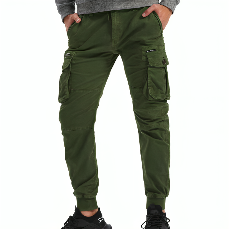 Mens Cotton Cargo Trousers - Benson & Clark