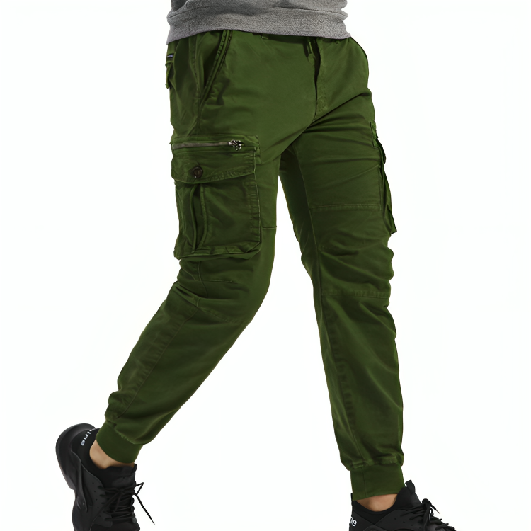 Mens Cotton Cargo Trousers - Benson & Clark