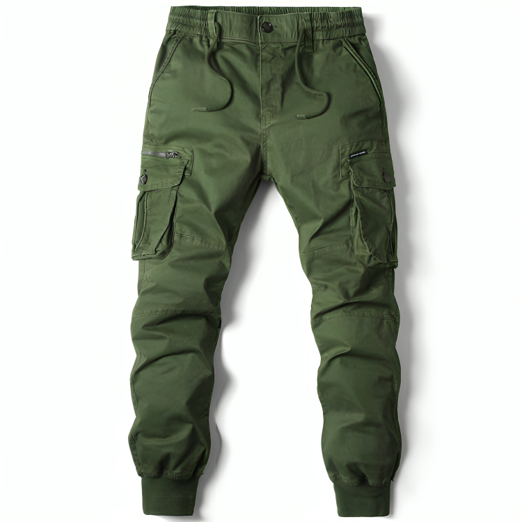 Mens Cotton Cargo Trousers - Benson & Clark