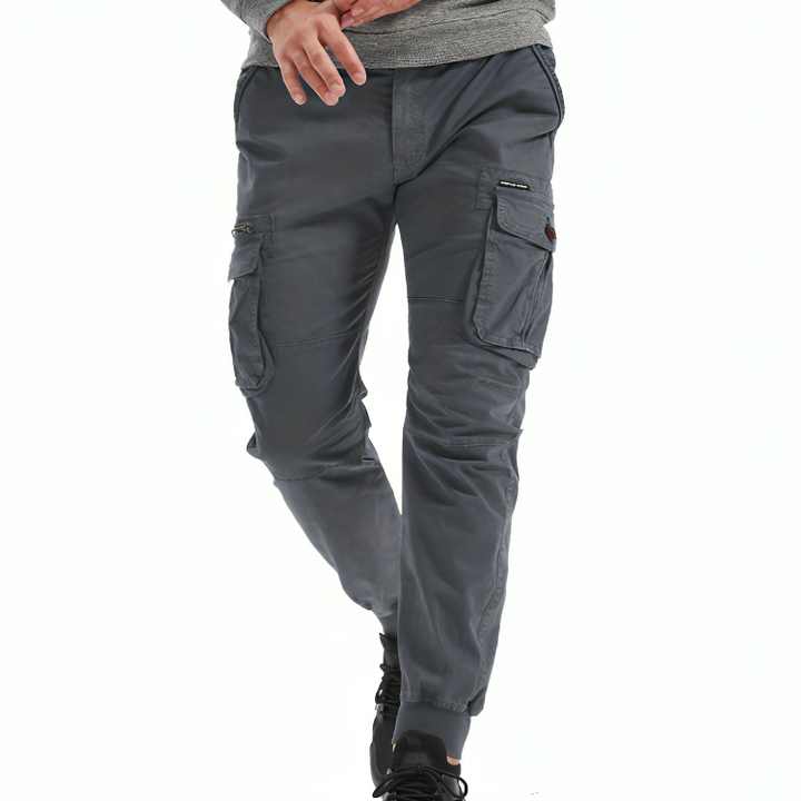 Mens Cotton Cargo Trousers - Benson & Clark