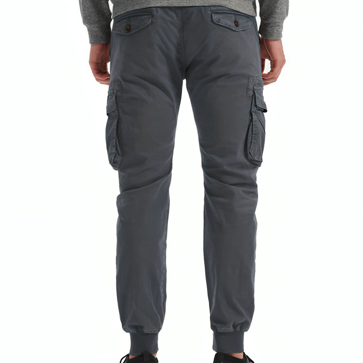 Mens Cotton Cargo Trousers - Benson & Clark