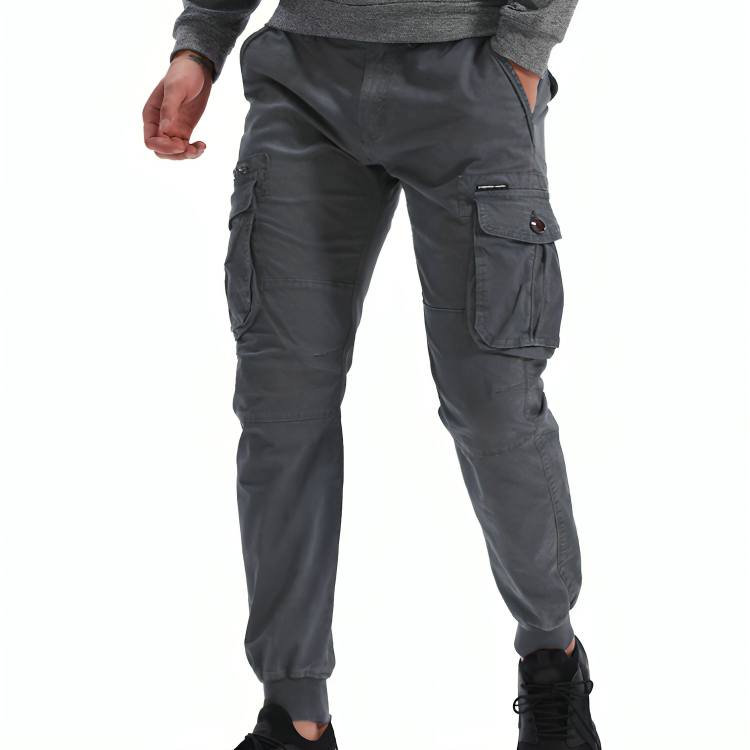 Mens Cotton Cargo Trousers - Benson & Clark