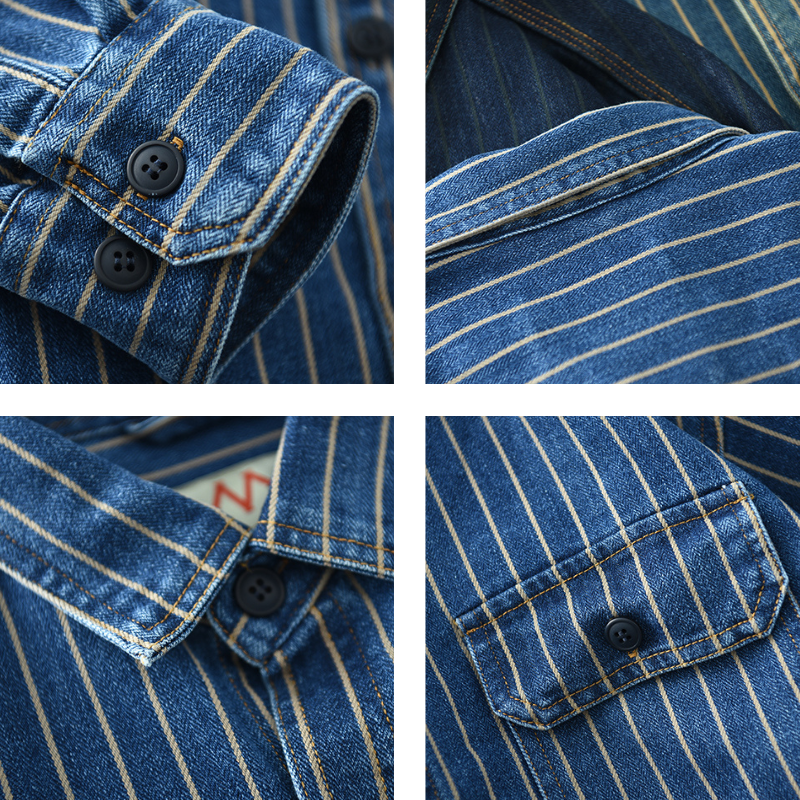 Retrovista™ - 1977 Vintage Button-Up Shirt - Benson & Clark