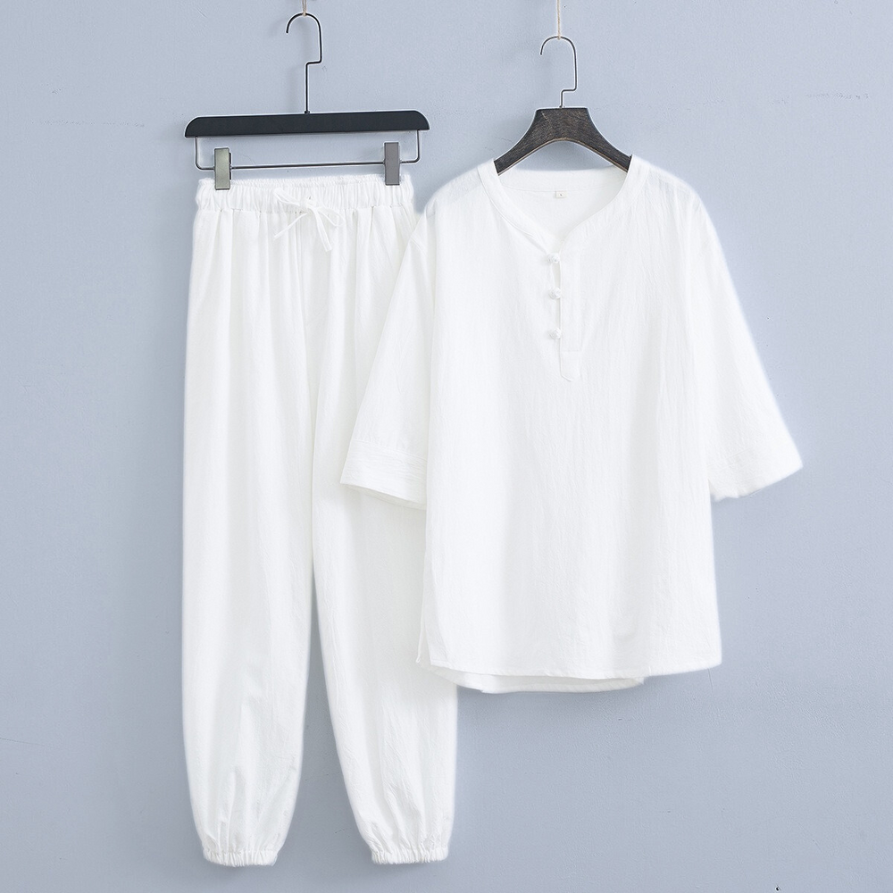 Zaranta Linen Two Piece Set - Benson & Clark