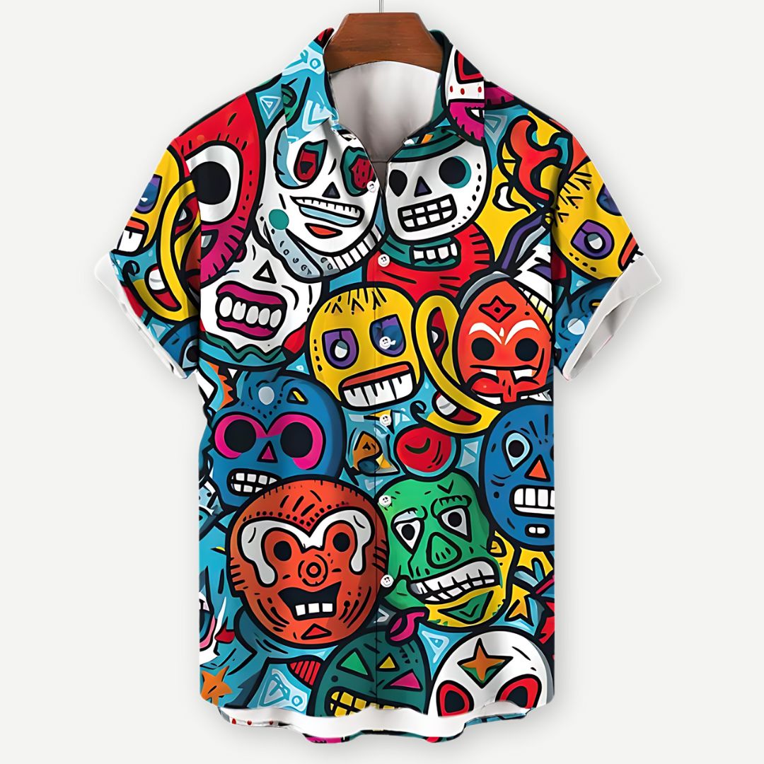 Relaxed Toon Luchador Shirt - Benson & Clark