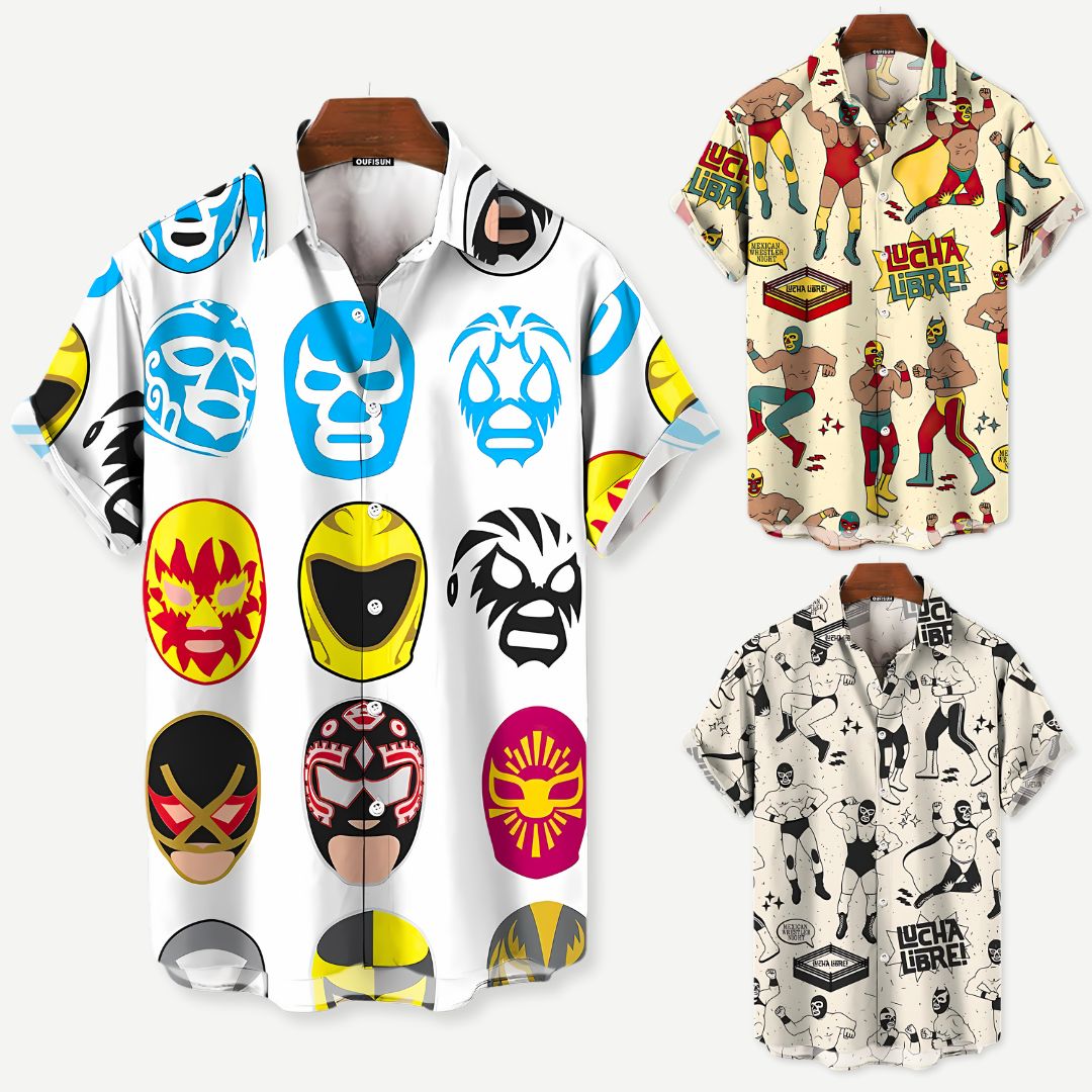 Relaxed Luchador Shirt Bundle #1 - Benson & Clark