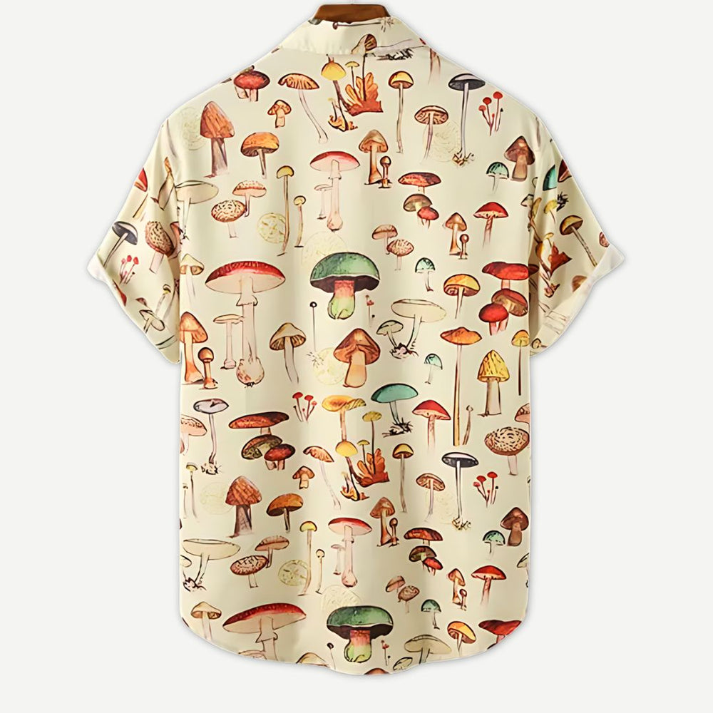 Mushroom Mosaic Shirt - Benson & Clark