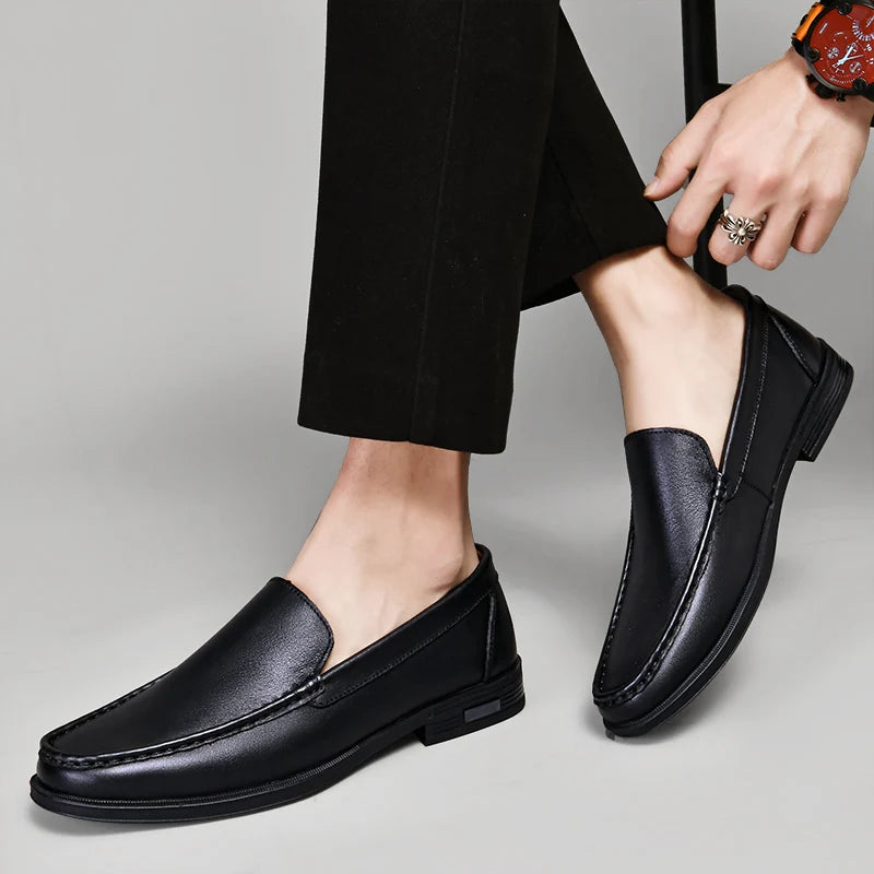 Rovena Leather Loafers