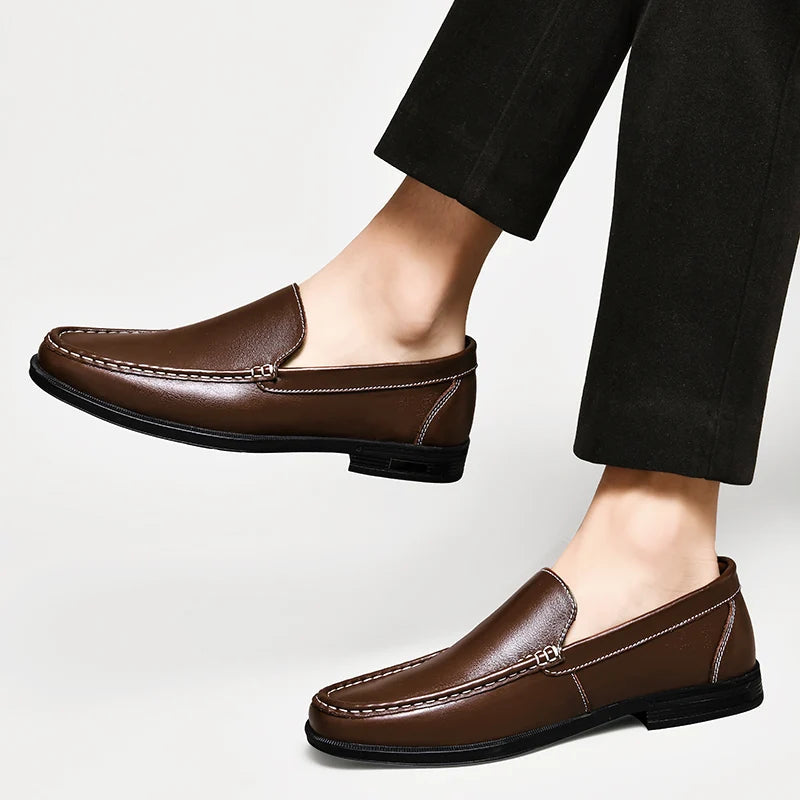 Rovena Leather Loafers