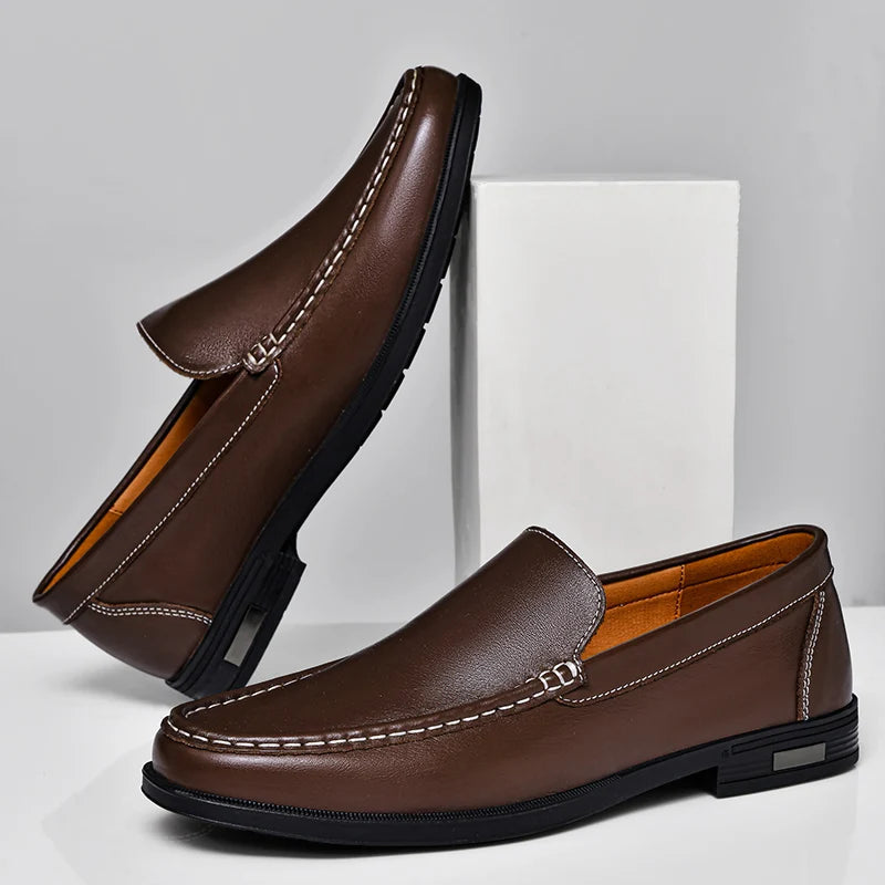 Rovena Leather Loafers