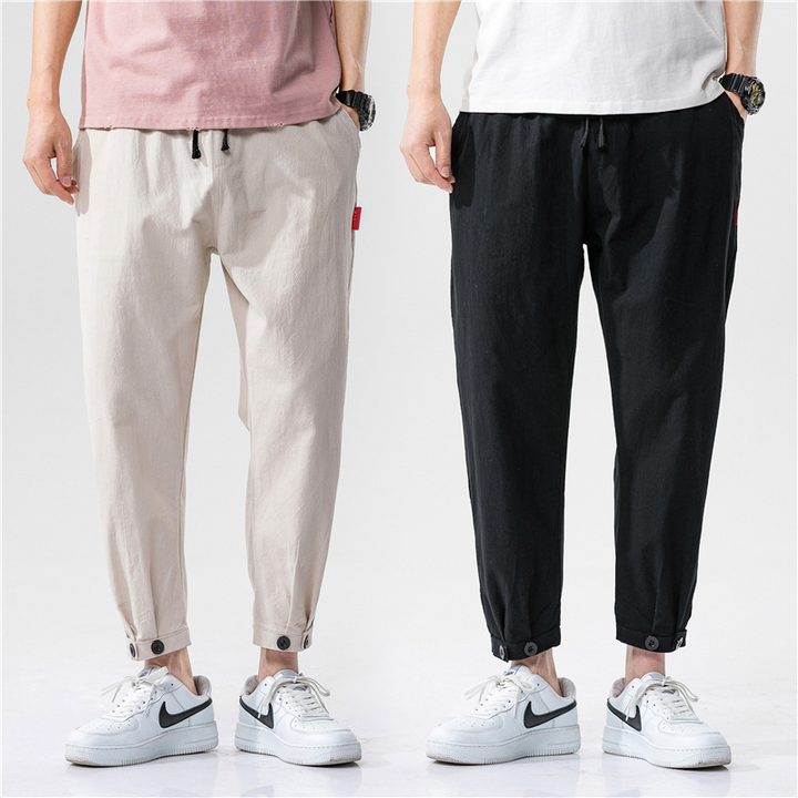 Tenzin Linen Blend Trousers