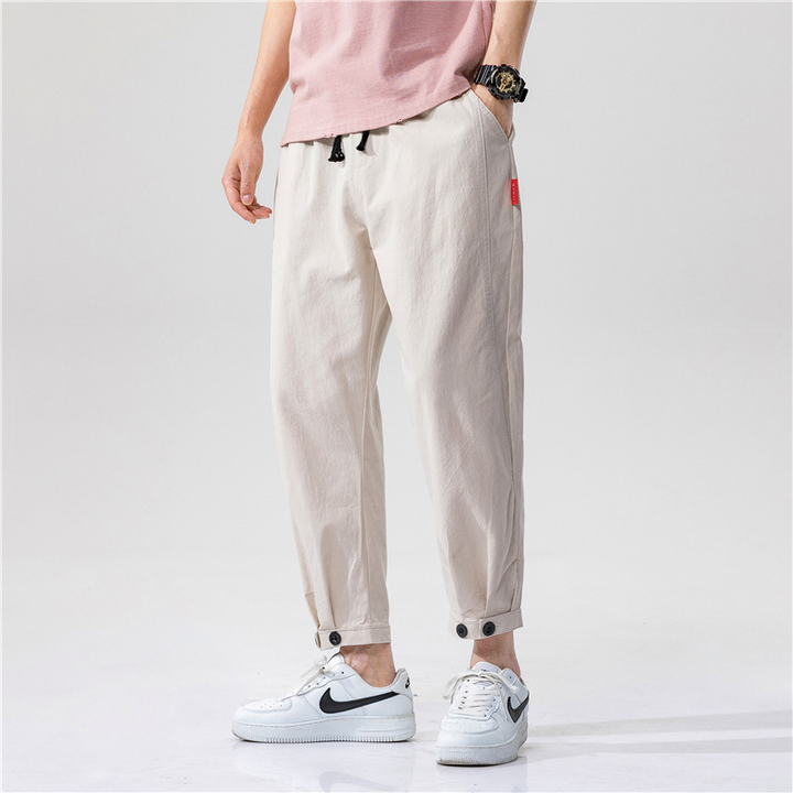 Tenzin Linen Blend Trousers