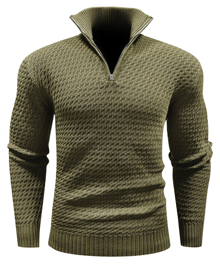 Men's Turtleneck Quarter-Zip (5 Designs) - Benson & Clark