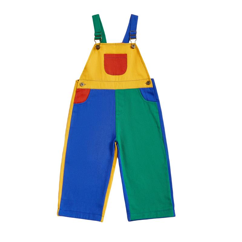 BC Colorblock Kids Overalls