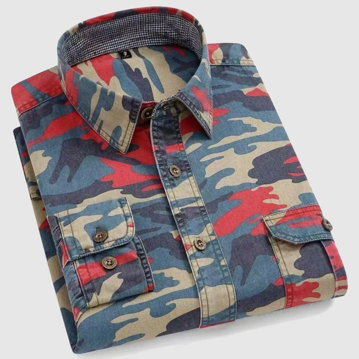 Jaxon Camo Long Sleeve - Benson & Clark