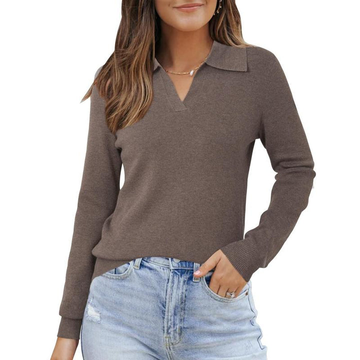 Elvas Collared Knit Sweater