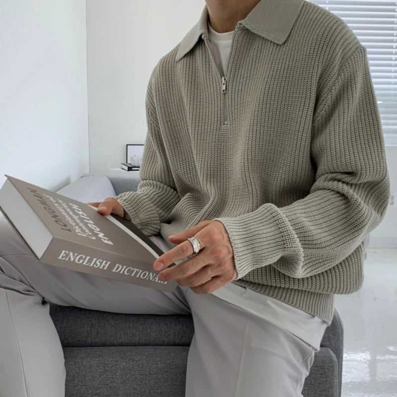 Hadleigh Quarter Zip Sweater