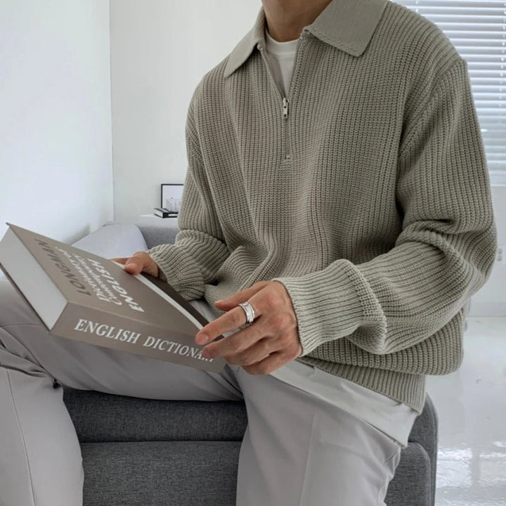 Hadleigh Quarter Zip Sweater