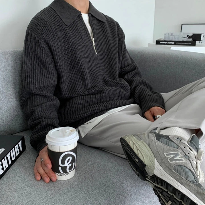 Hadleigh Quarter Zip Sweater