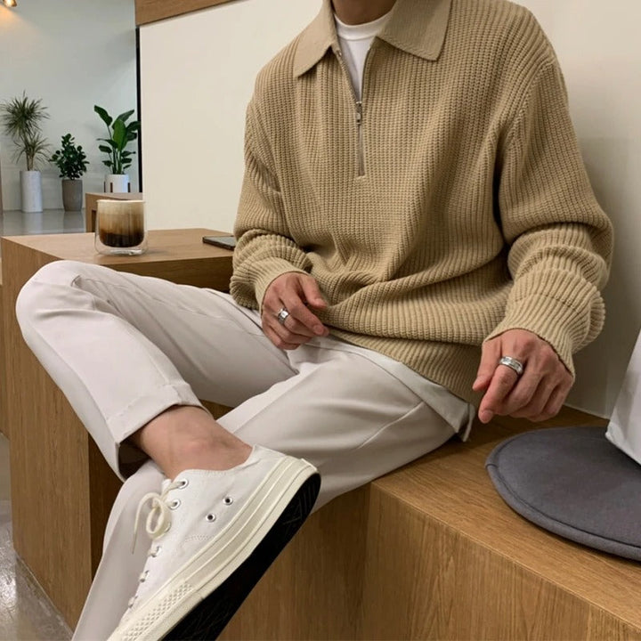 Hadleigh Quarter Zip Sweater