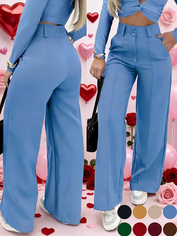 Toriano Tailored Wide-Leg Trousers