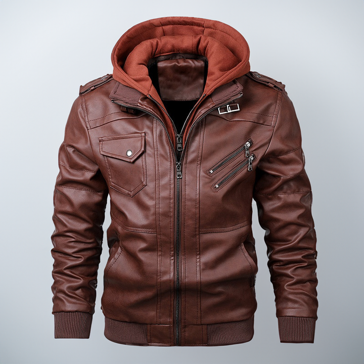 Archibald Premium Leather Jacket - Benson & Clark