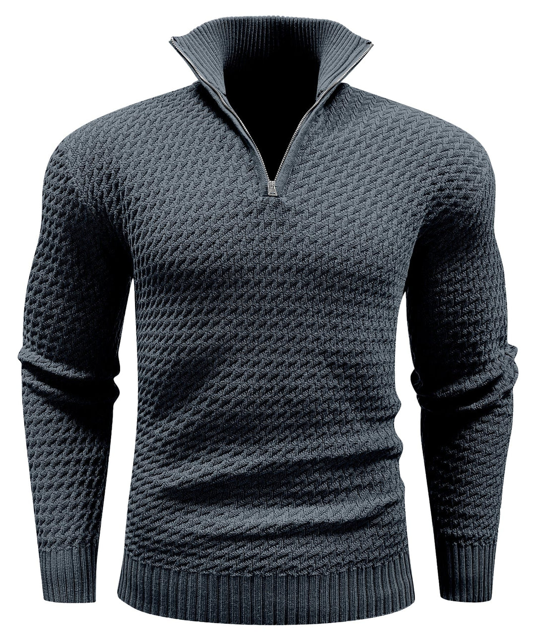 Men's Turtleneck Quarter-Zip (5 Designs) - Benson & Clark