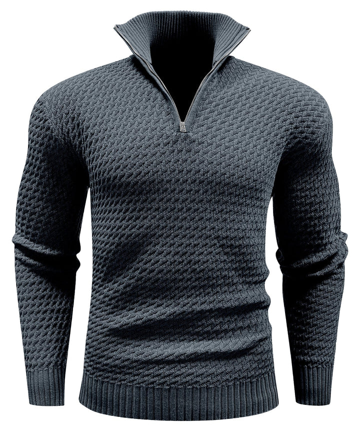 Men's Turtleneck Quarter-Zip (5 Designs) - Benson & Clark