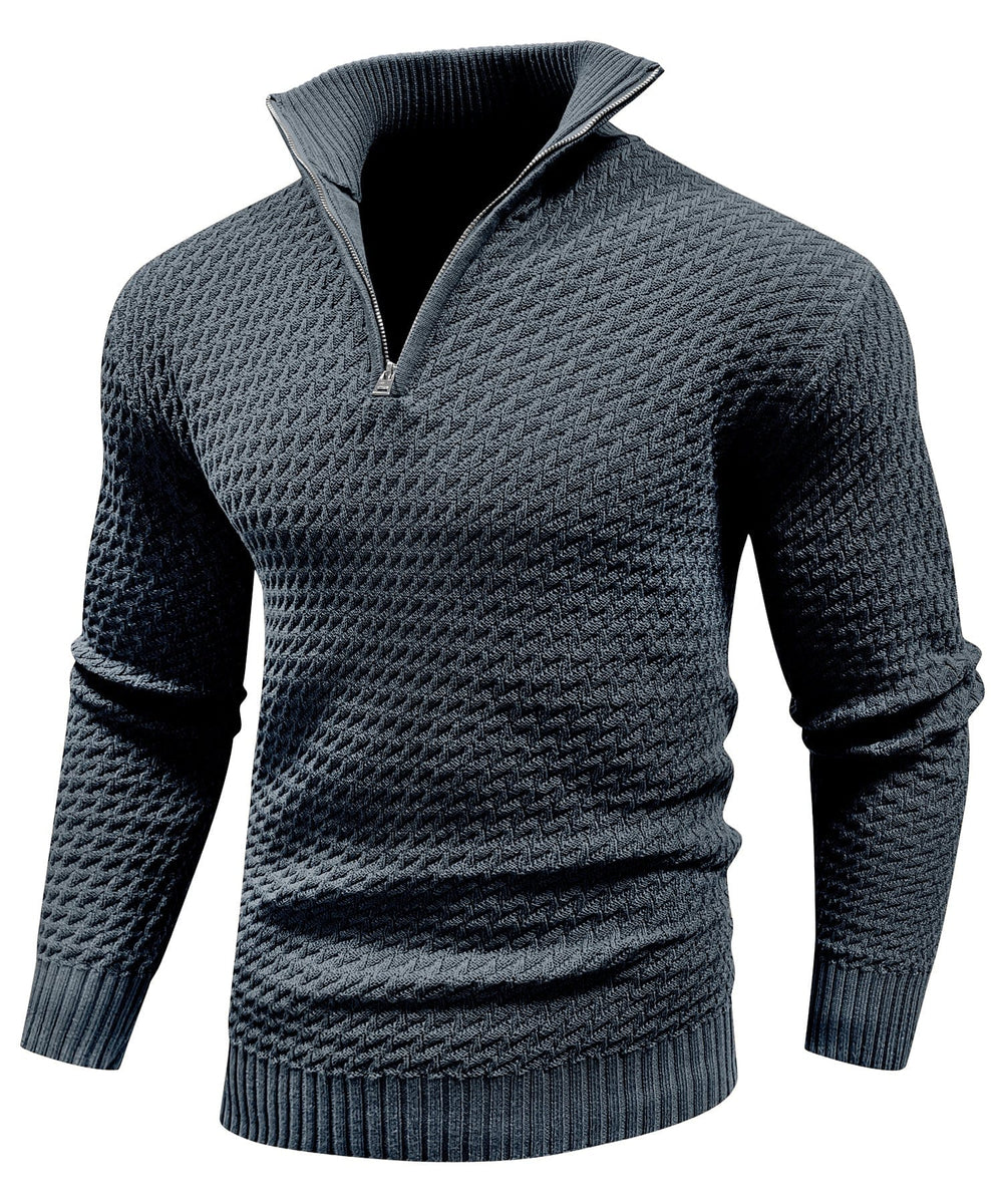 Men's Turtleneck Quarter-Zip (5 Designs) - Benson & Clark