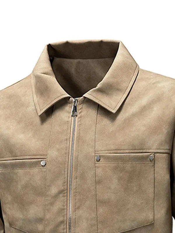 Valdaro Suede Trucker Jacket
