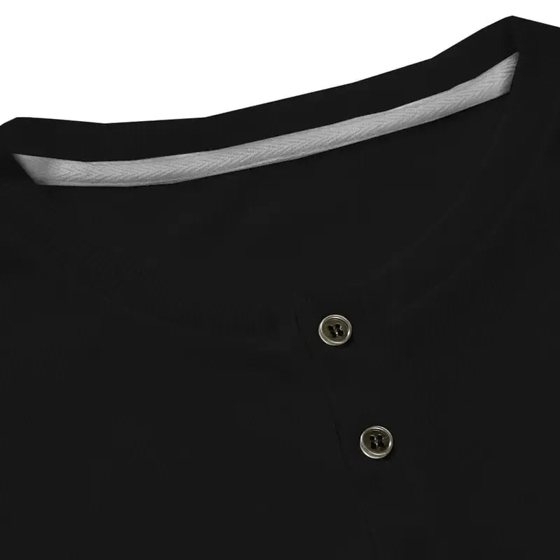Lorano Buttoned Henley Tee