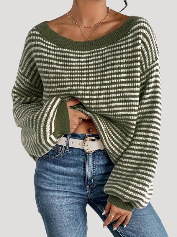 Marbella Striped Knit Sweater