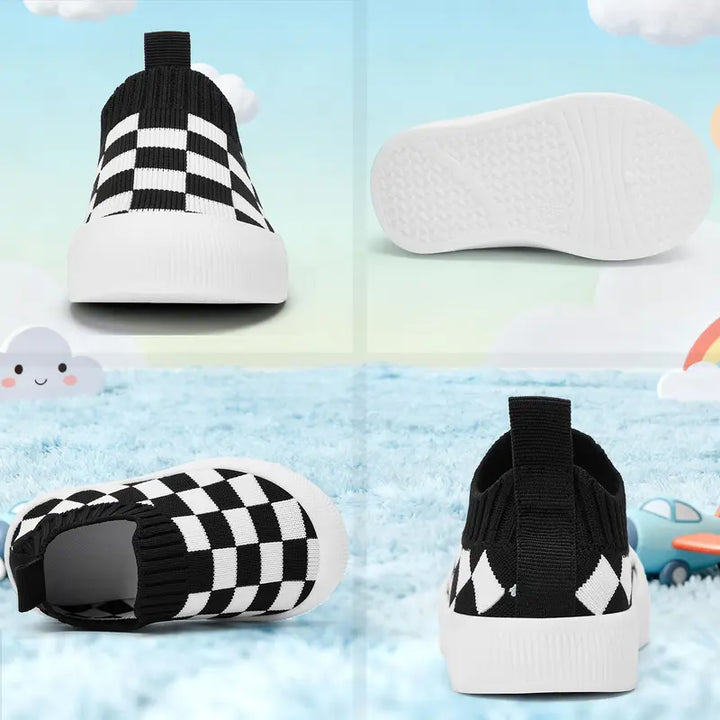 Calvi Toddler Checkered Slip-On Shoes