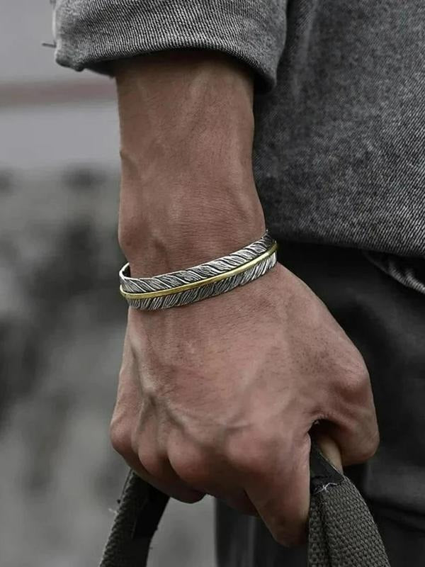 Aurelius Feather Cuff Bracelet