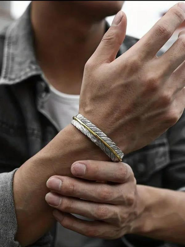 Aurelius Feather Cuff Bracelet