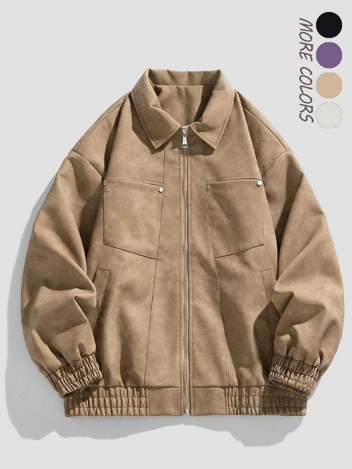 Valdaro Suede Trucker Jacket