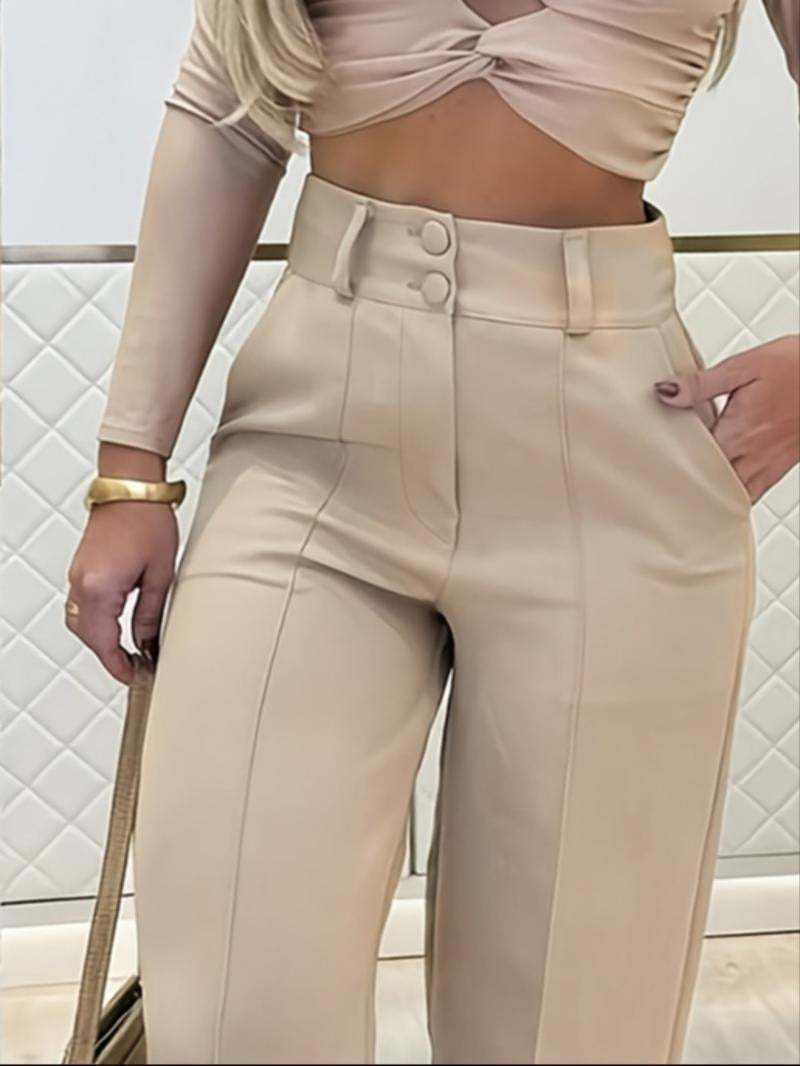 Toriano Tailored Wide-Leg Trousers