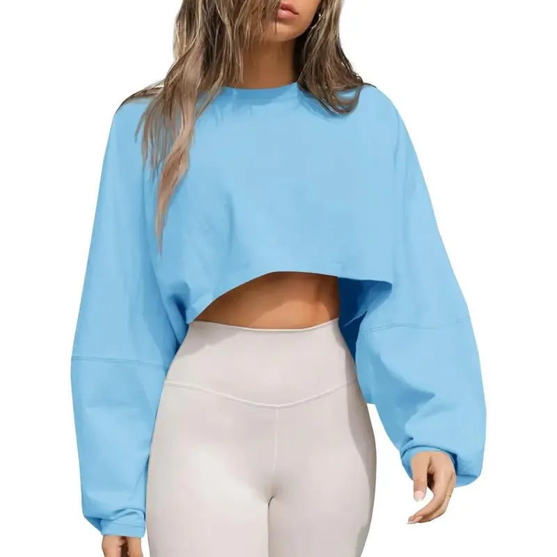 Monza Cropped Oversized Sweatshirt