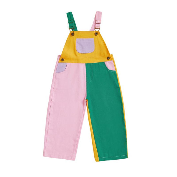 BC Colorblock Kids Overalls