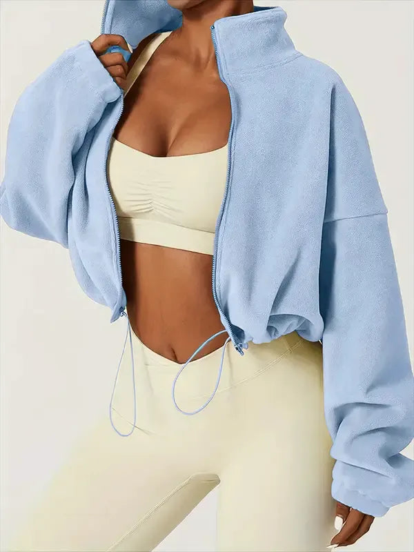 Palma Cropped Zip Jacket