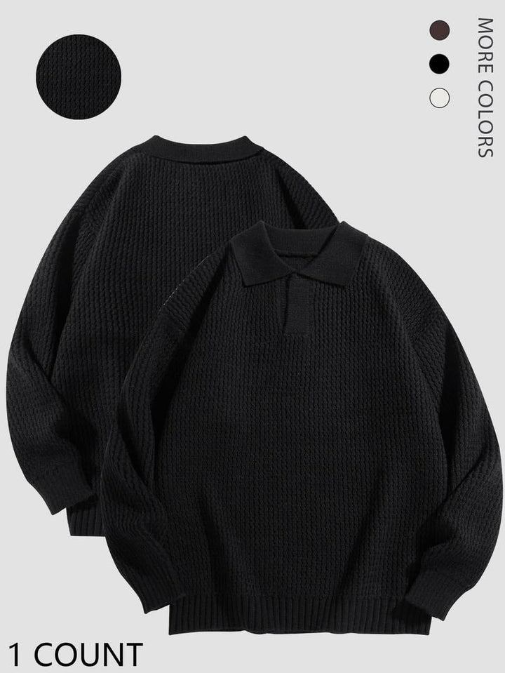 Corvino Knit Polo Sweater
