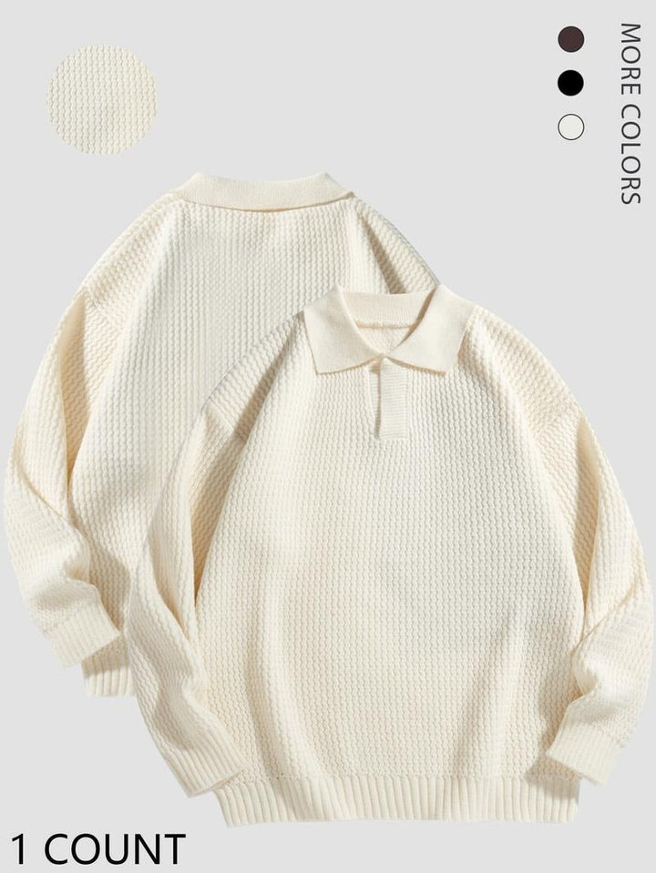 Corvino Knit Polo Sweater