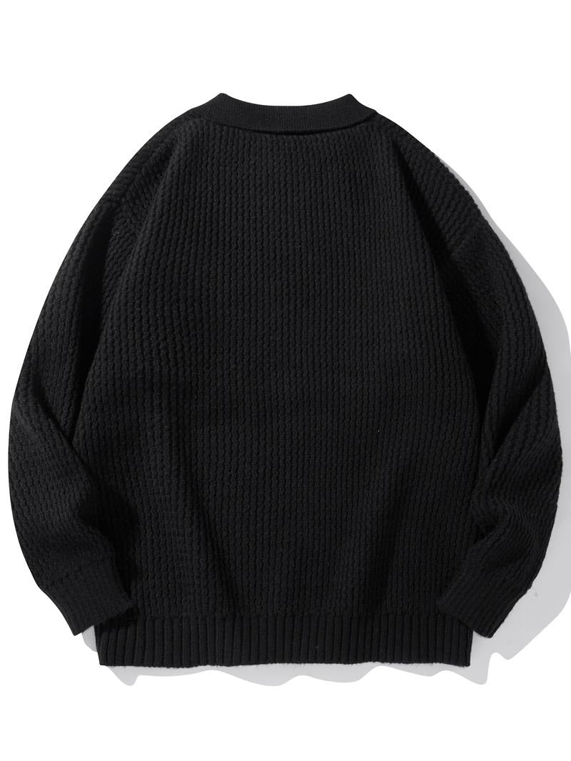 Corvino Knit Polo Sweater
